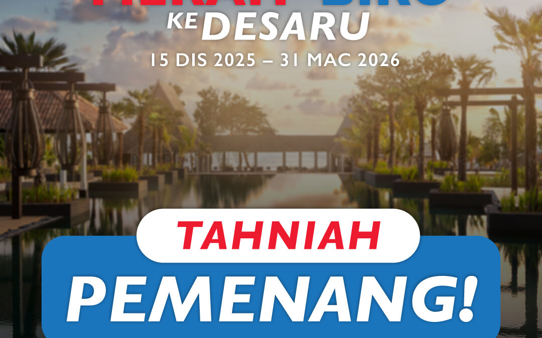 Cinta Merah Biru ke Desaru – Winners Announcement